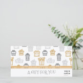 Geschenkgutschein für Geschenkideen (Stehend Vorderseite)