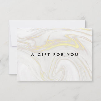 Geschenkgutschein für Gold-Marmor