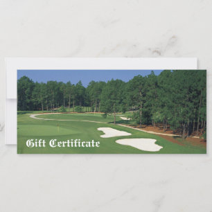 Geschenkgutschein für Golfkurse