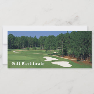 Geschenkgutschein für Golfkurse