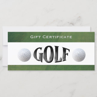 Geschenkgutschein für Golfkurse