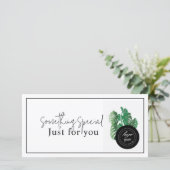 Geschenkgutschein für grüne Pflanze (Stehend Vorderseite)