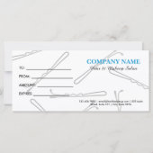 Geschenkgutschein für Haarpflege und Schminksalon (Rückseite)