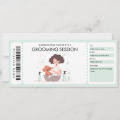 Geschenkgutschein für Heimtiere oder Hunde Einladung (Vorderseite)