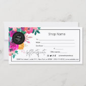 Geschenkgutschein für helle und farbenfrohe Wildbl (Rückseite)