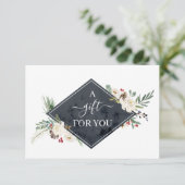 Geschenkgutschein für Holly Berry & Floral Blossom (Stehend Vorderseite)