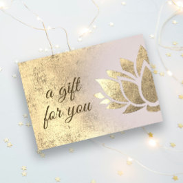 Geschenkgutschein für Imitate Folie Lotus Blume