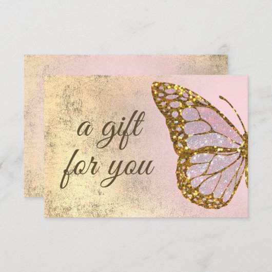 Geschenkgutschein für Imitate Glitzer und Schmette (Vorne/Hinten)