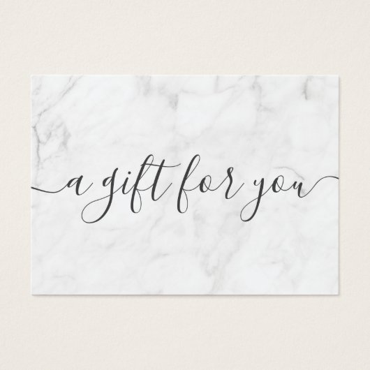 Geschenkgutschein für kleine Unternehmen aus Minim (Vorderseite)