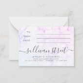 Geschenkgutschein für kleine Unternehmen aus Minim Mitteilungskarte (Rückseite)