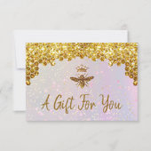 Geschenkgutschein für Königin Bee (Vorderseite)