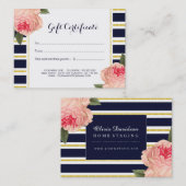 Geschenkgutschein für Korallenpfeifen und Korallen Rabattkarte (Vorne/Hinten)