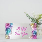 Geschenkgutschein für Kristalle (Stehend Vorderseite)