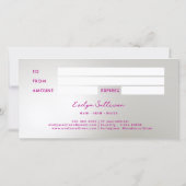 Geschenkgutschein für Kristalle (Rückseite)