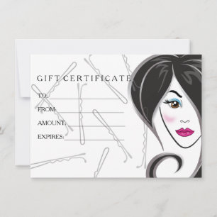 Geschenkgutschein für Mädchenhaarsalon