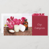 Geschenkgutschein für Massage-Wellness-Center (Vorne/Hinten)