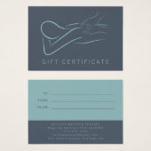 Geschenkgutschein für Massagetherapeuten (Vorne & Hinten)