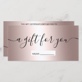 Geschenkgutschein für metallische Gradienten der m (Vorne/Hinten)