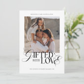 Geschenkgutschein für Minimalistische Fotos (Stehend Vorderseite)