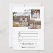 Geschenkgutschein für Minimalistische Fotos (Rückseite)