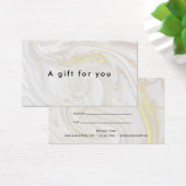 Geschenkgutschein für Minimalistisches Marmor (Schreibtisch)