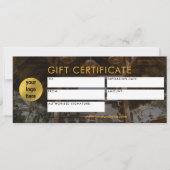 Geschenkgutschein für moderne Firmenlogos Foto (Vorderseite)