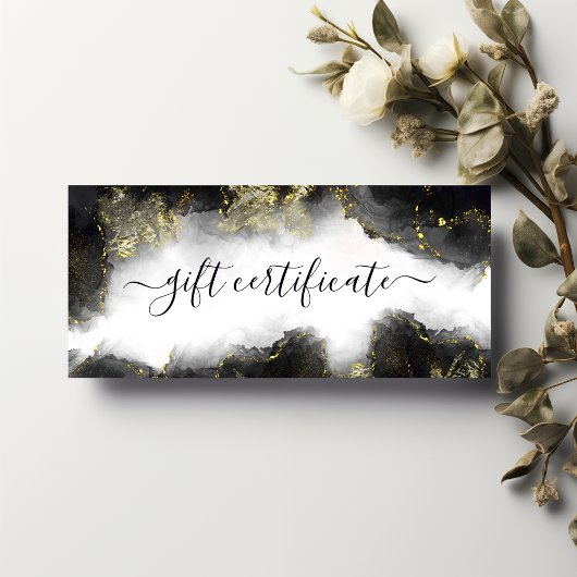 Geschenkgutschein für moderne flüssige Tinte in Sc