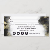 Geschenkgutschein für moderne flüssige Tinte in Sc (Rückseite)