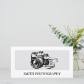Geschenkgutschein für moderne Fotografen (Stehend Vorderseite)