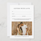 Geschenkgutschein für moderne Fotografie | Geschen (Rückseite)