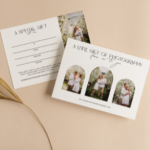 Geschenkgutschein für moderne Fotos