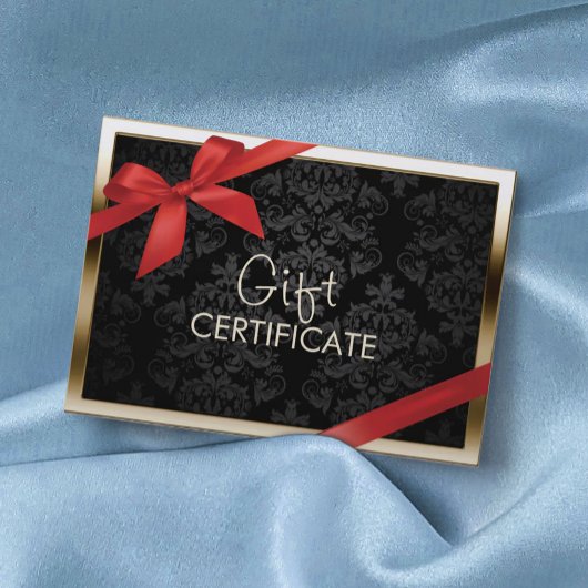 Geschenkgutschein für moderne Goldbarren Rabattkarte