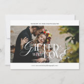 Geschenkgutschein für moderne kalligrafische Fotog (Vorderseite)