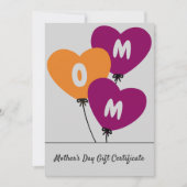 Geschenkgutschein für moderne Muttergottes (Vorderseite)