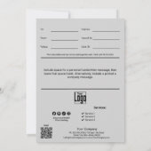 Geschenkgutschein für moderne Muttergottes (Rückseite)