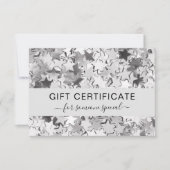 Geschenkgutschein für moderne Silberstars (Vorderseite)