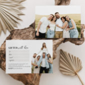 Geschenkgutschein für moderne Skriptfotografie