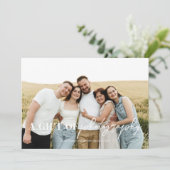 Geschenkgutschein für moderne Skriptfotografie (Stehend Vorderseite)