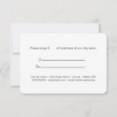 Geschenkgutschein für Mohnblumen (Rückseite)