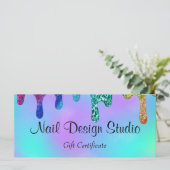 Geschenkgutschein für Nageldesign Studio (Stehend Vorderseite)