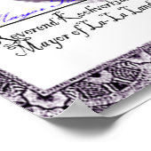 Geschenkgutschein für personalisierte Erwachsene Poster (Ecke)