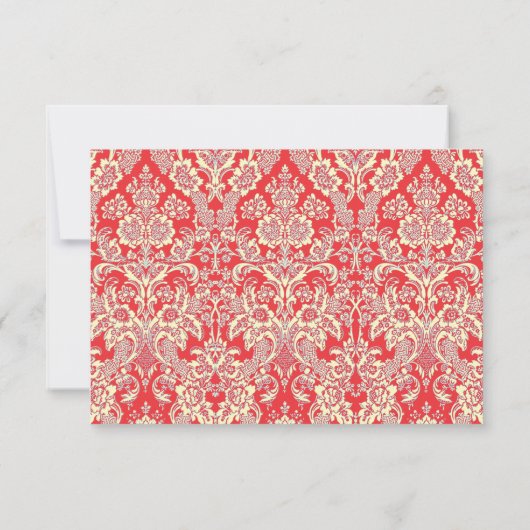 Geschenkgutschein für Red Damask (Rückseite)