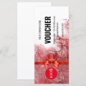Geschenkgutschein für Red Marble (Vorne/Hinten)