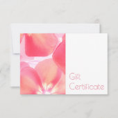 Geschenkgutschein für Rosa Weiße Flora (Vorderseite)
