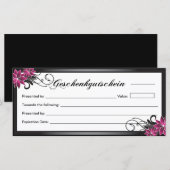 Geschenkgutschein für Salon (Vorne/Hinten)