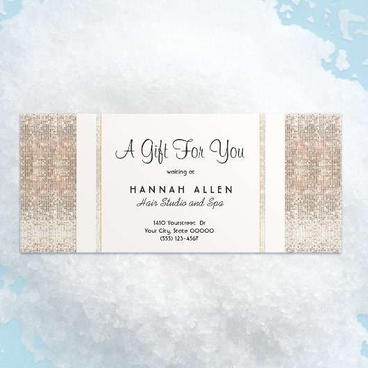 Geschenkgutschein für Salon- und Wellness-Center-S