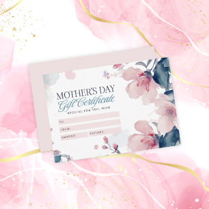 Geschenkgutschein für schöne Blumenmutter