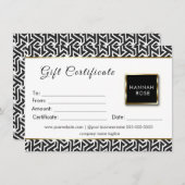 Geschenkgutschein für Schwarz und Weiß (Vorne/Hinten)