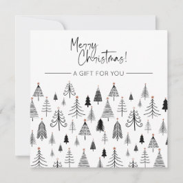 Geschenkgutschein für Schwarz und Weiß