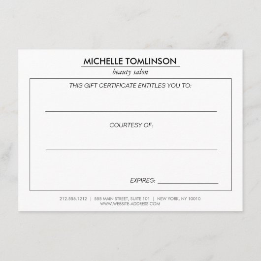 Geschenkgutschein für Schwarzer Blütengold (Rückseite)